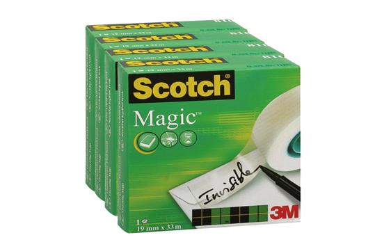 72801 3M FT510058470 Tape SCOTCH&#174; Magic 810 19mmx33m (4) 